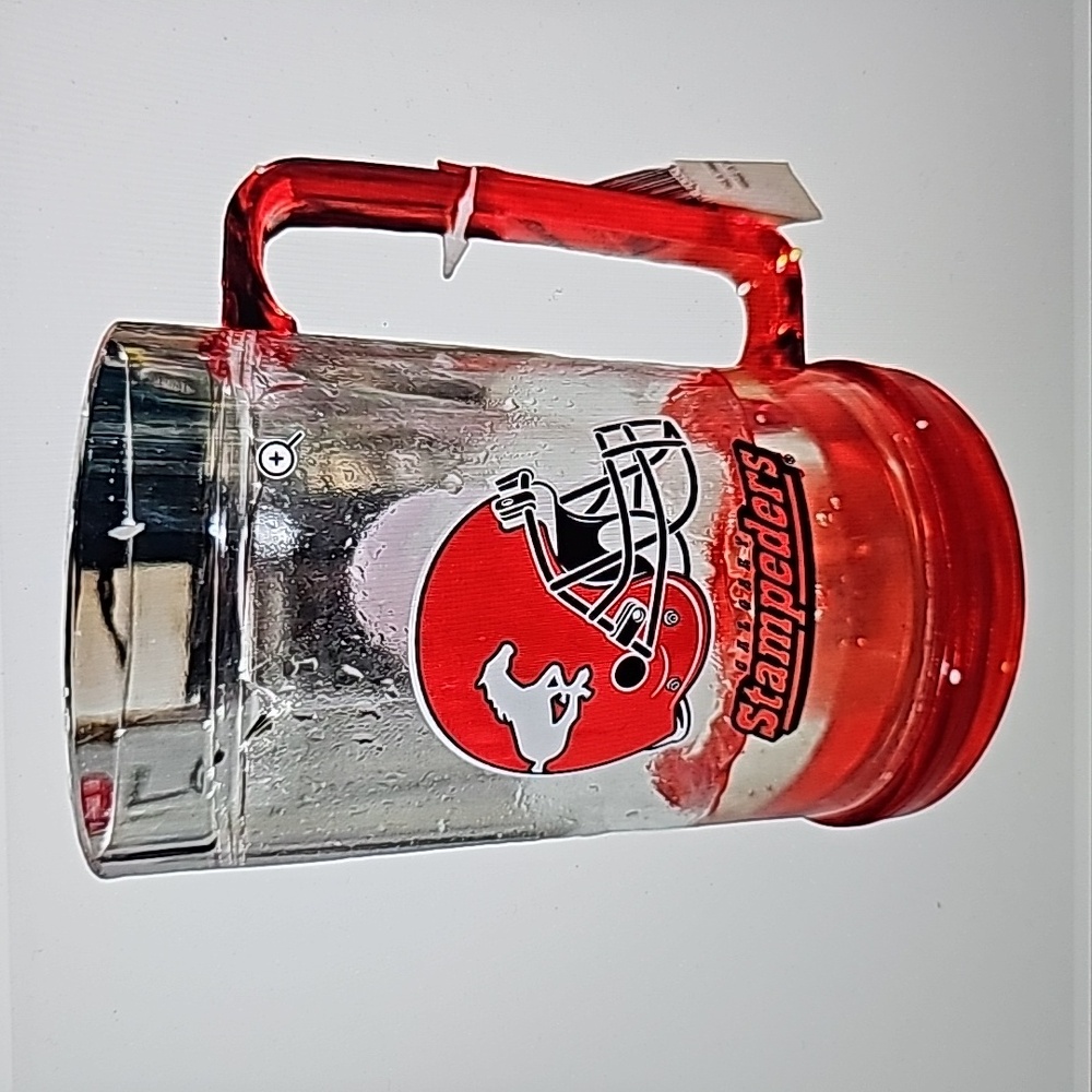 Vintage Calgary Stampeders CFL Ice Mug Collectible Rare